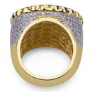 Stone Hand Round Ring