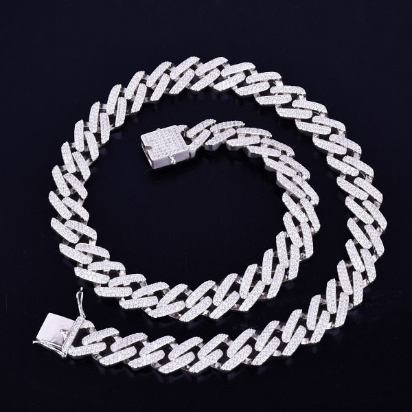 14mm Square Link Necklace