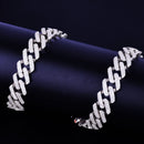 14mm Square Link Necklace