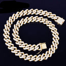 14mm Square Link Necklace